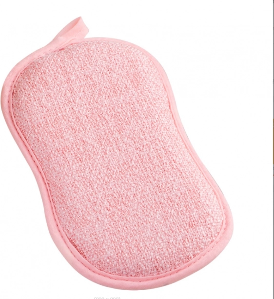 Éponge de nettoyage de cuisine - rose