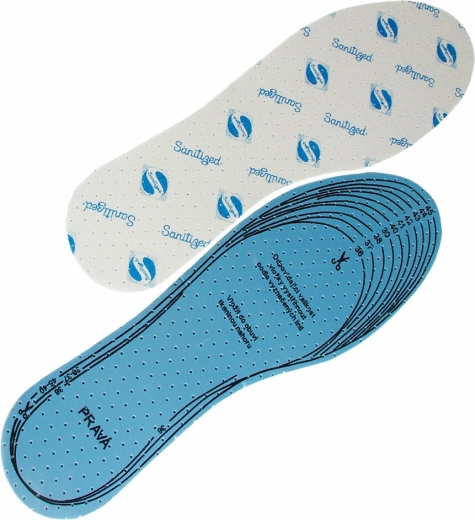 Trim-to-fit shoe insoles Silver Actifresh, anti-fungal