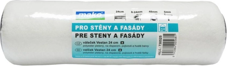 VESTAN reserveverfroller 240 mm, handvatdiameter 6 mm