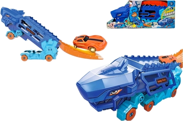 Dino-Rennstrecke mit Auto-Launcher