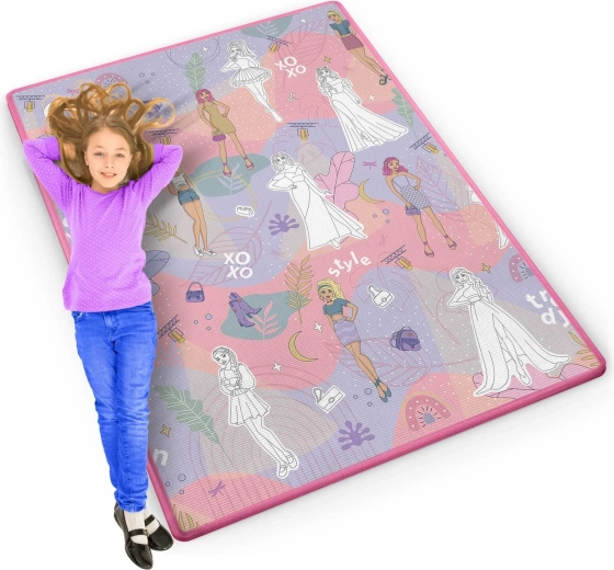 Tapis à colorier en mousse roulable 120 × 92 × 0,3 cm RICOKIDS Fashion