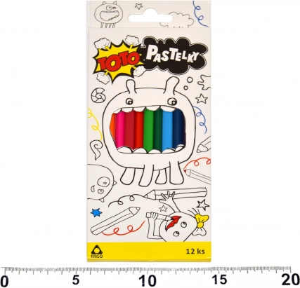 ERGO Triangular Colored Pencils, 12 pcs