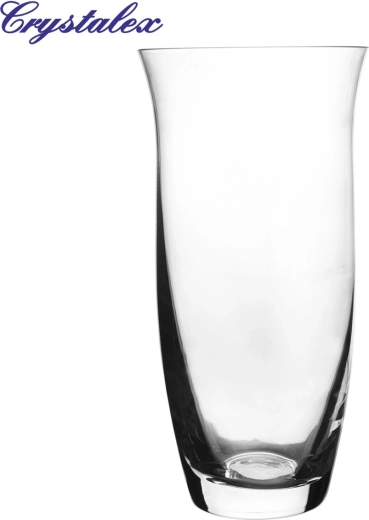 Glazen vaas transparant 25,3 cm