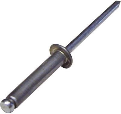 Rivet aveugle 4 × 6 mm aluminium/acier (100 pcs)