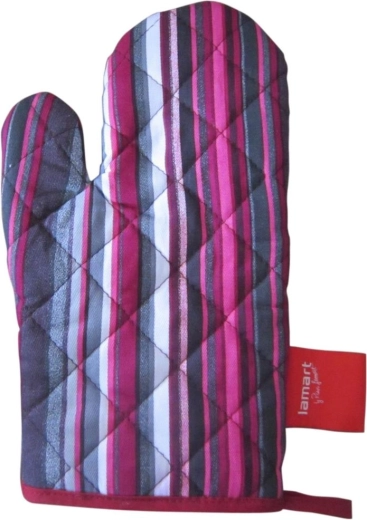 Küchenhandschuh Lamart mit bunten Streifen 26 × 17 cm