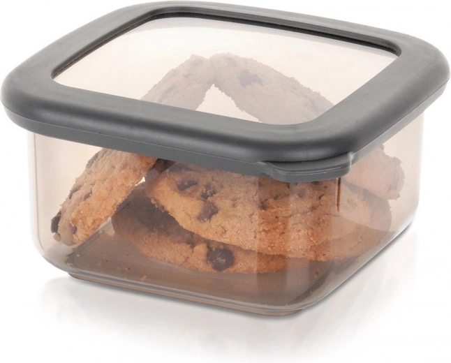 Boîte carrée pour aliments secs avec couvercle 400 ml