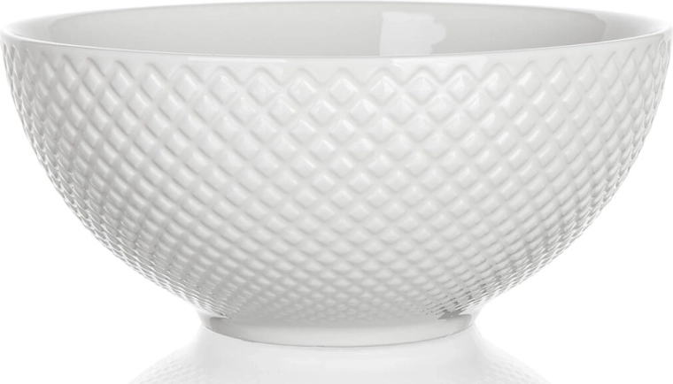 Ceramic bowl DIAMOND 15.4 cm white