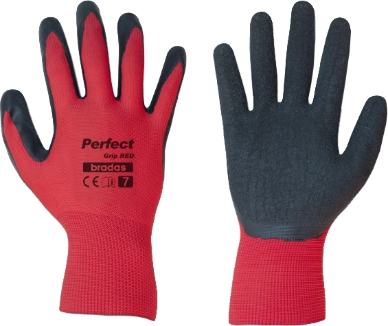 Beschermende werkhandschoenen Perfect Grip Red, maat 10
