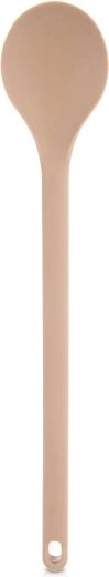 Beigefarbener Silikon-Kochlöffel 28 cm