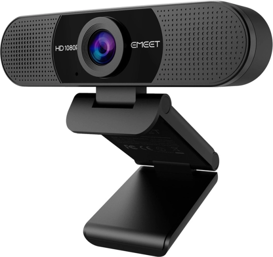 Webcam EMEET SmartCam C960 Full HD avec microphones et cache