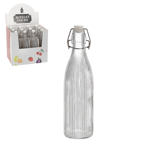 Round 550 ml Bottle with Mechanical Swing-Top Closure