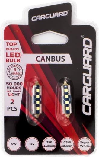 LED-lamp CAN136 festoon 36 mm C5W 5 W 350 lm Can-bus SMD - 1 stuk