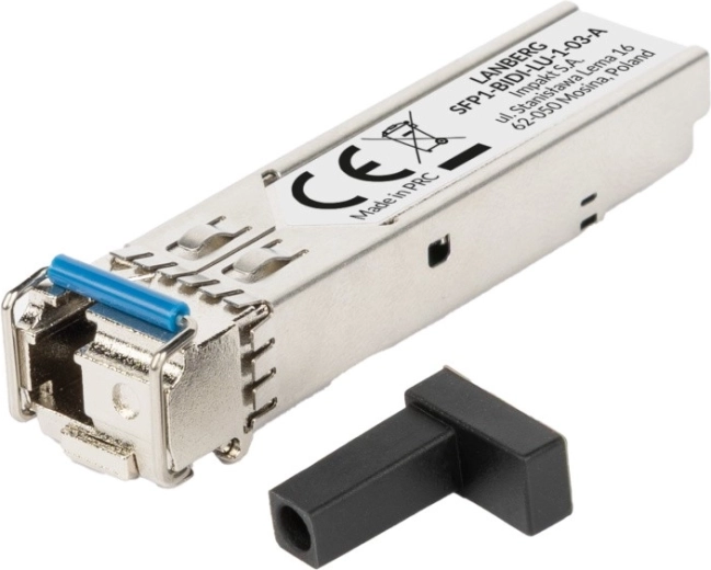 Optische SFP BIDI A-module 1,25 Gb/s tot 3 km, 1310/1550 nm, simplex LC/UPC