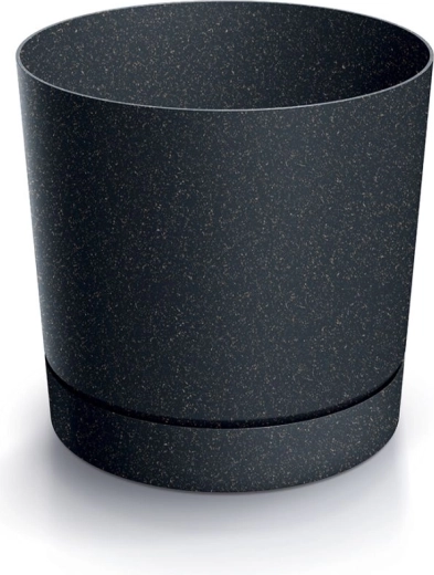 Planter Tubo P Eco Wood 33.8 cm anthracite