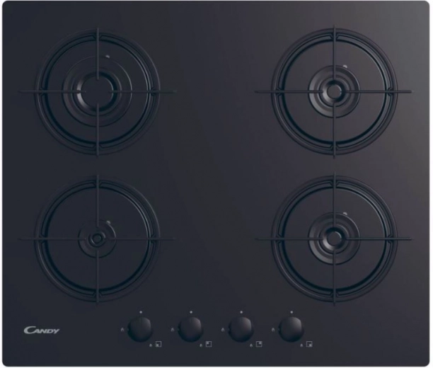 Table de cuisson gaz/verre noire CVW6BB