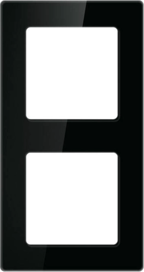 Double frame for Avatto switches (black)
