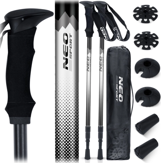 Trekkingstokken Neo-Sport NS-381 met antishock-systeem 65–135 cm