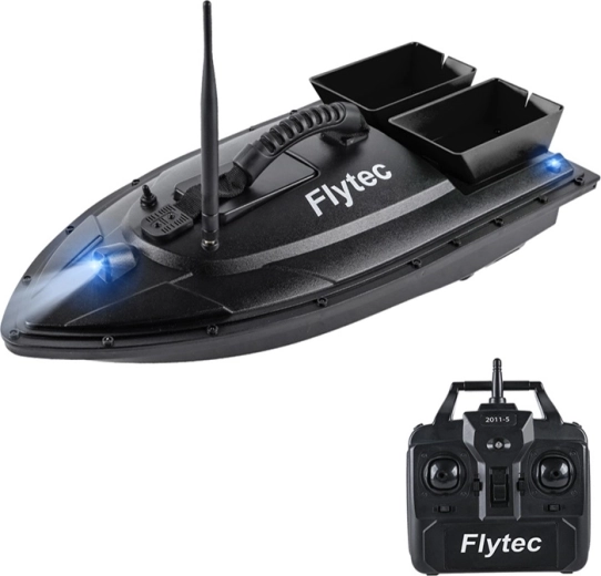 Flytec ferngesteuertes Futterboot 2011-5 mit Doppelkabinen