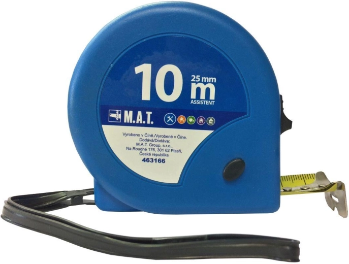 Retractable Tape Measure 10 m × 25 mm ASSISTENT