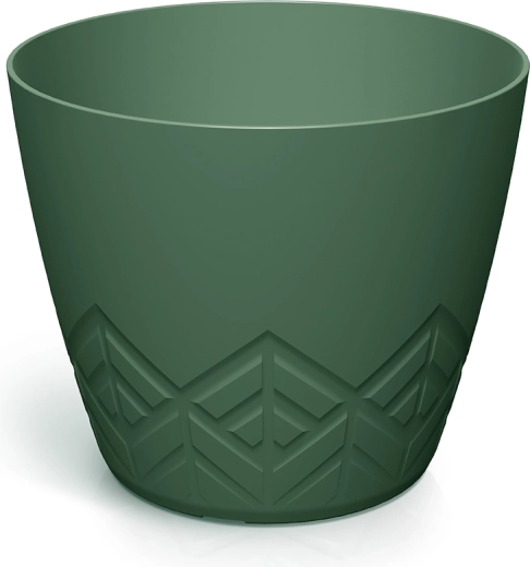 Cache-pot Areco 13,8 cm vert foncé – cache-pot design en plastique