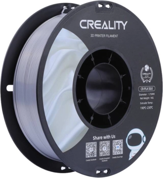 Creality CR-PLA Silk filament zilver 1,75 mm (1 kg)