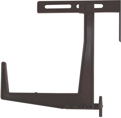 Support de balcon réglable pour jardinières, marron 15 × 13 cm