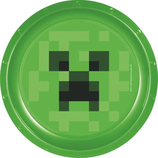 Minecraft Plastic Plate 22 cm