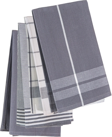 Küchenhandtücher Prime 50 × 70 cm, Baumwolle, grauer Mix, 4 Stk.