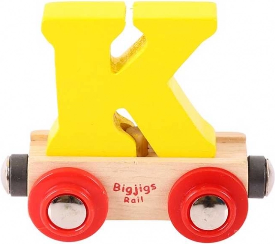 Wagon Bigjigs Rail lettre K
