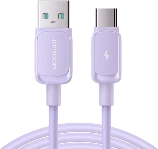 Joyroom USB-A to USB-C cable 3 A 1.2 m purple