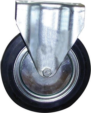 Fixed wheel 125 mm, load capacity 80 kg