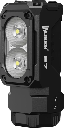 Wuben E7 headlamp and pocket flashlight 5000K, 1800 lm, black