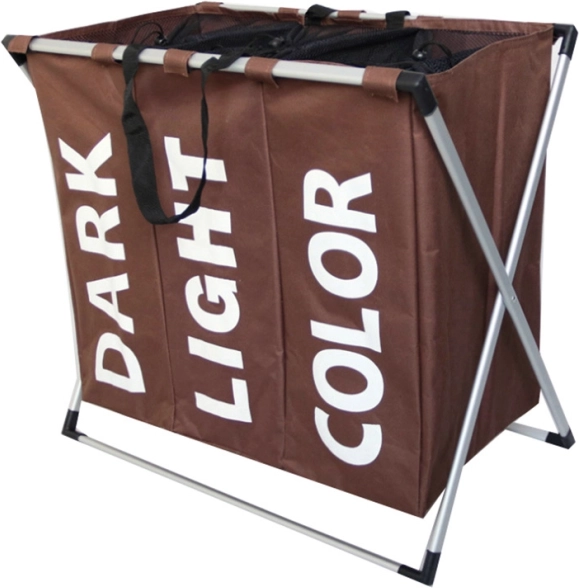 Panier à linge triple