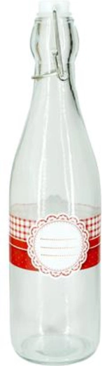 TORO Glass Bottle with Swing-Top Cap 260 ml