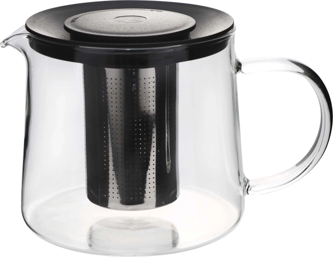 Glazen theepot met zeef Kitchisimo 1,5 l