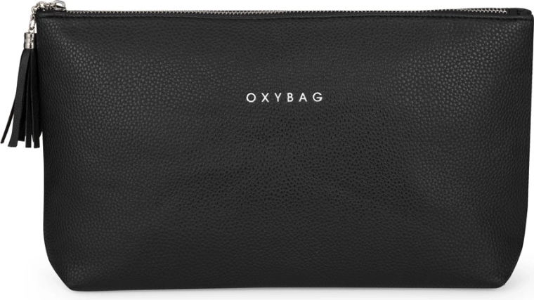 Trousse de toilette Elegance Maxi – imitation cuir noire