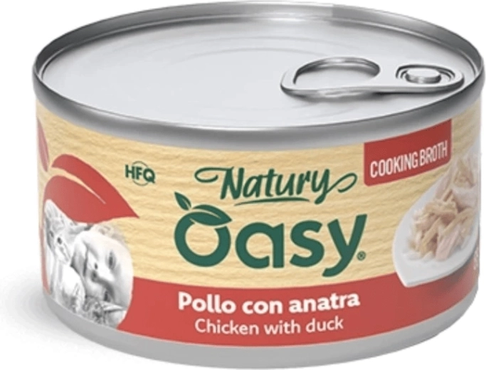 Oasy broth for cats chicken with duck 85 g
