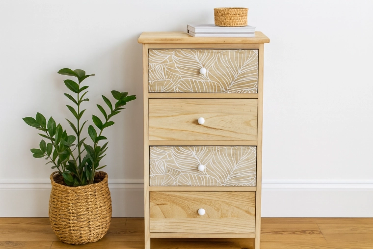 Kommode mit 4 Schubladen Luiza 40 × 29 × 73 cm