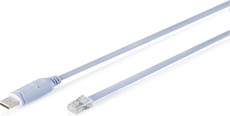 Adaptateur de console USB‑A vers RJ45 avec chipset FTDI (FT232RNL), bleu clair, 1,8 m