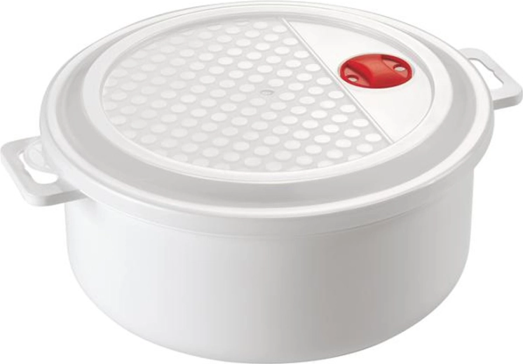 Plastic microwave container with lid 3 l Heidrun