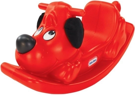 Chien à bascule LITTLE TIKES – bascule en plastique rouge pour tout-petits