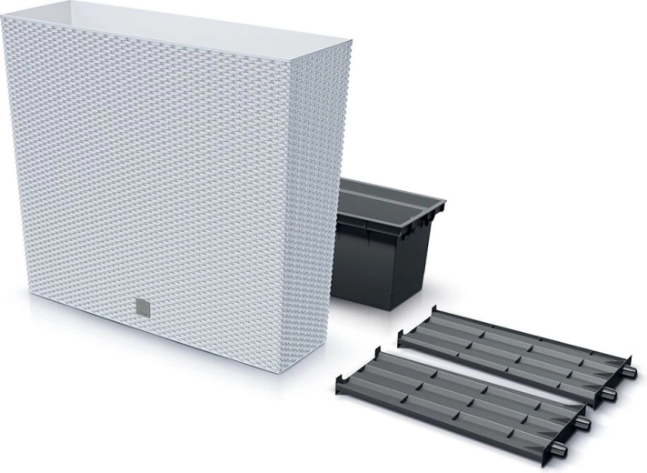 Bac haut avec insert Rato Case 77 cm blanc