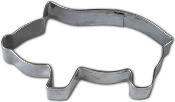 Emporte-pièce pour biscuits – petit cochon, 7–8 cm, argenté