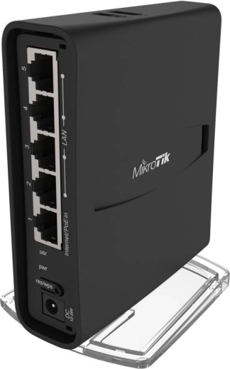 MikroTik hAP ac² dual Wi‑Fi router 2.4/5 GHz with 5× Gigabit Ethernet