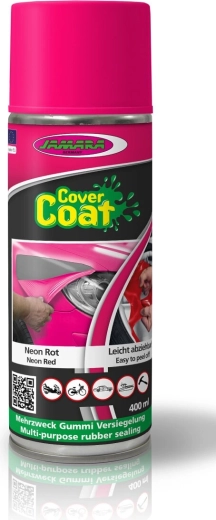 Cover Coat caoutchouc liquide en spray rouge néon 400 ml