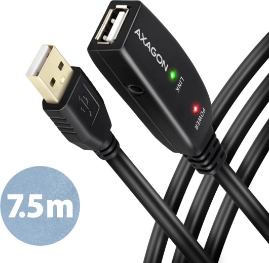 Active USB 2.0 Extension Cable with Amplifier 7.5m