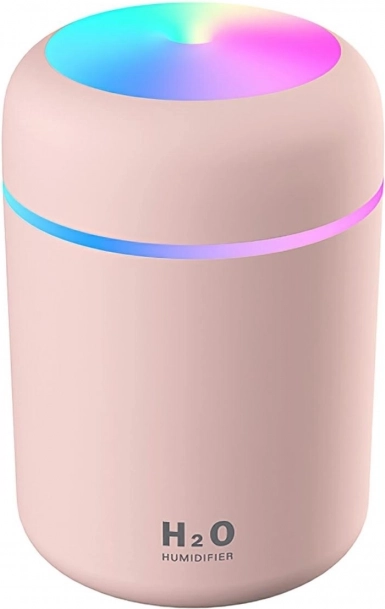 Pink LED Diffuser and Air Humidifier