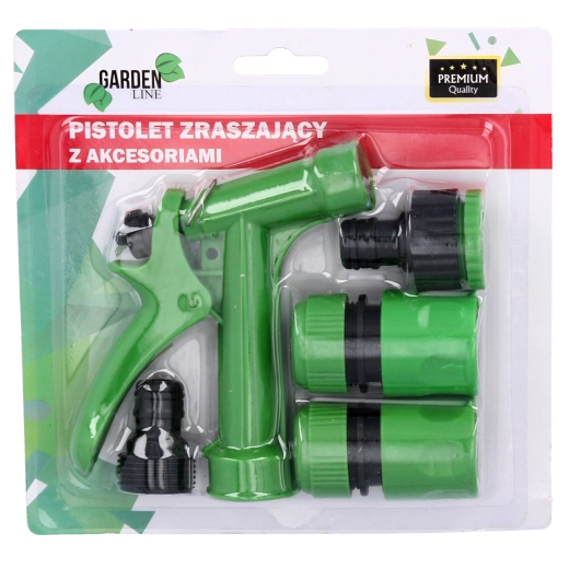 Sproeipistool met accessoires