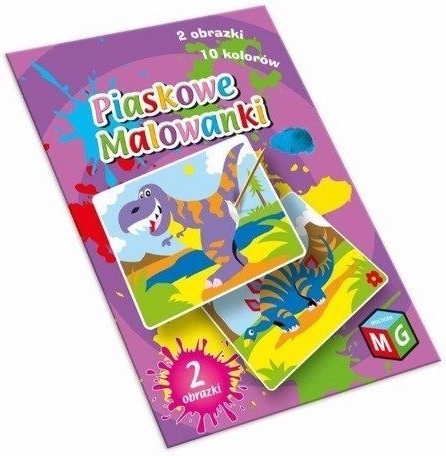 Sand Painting Dinosaurs