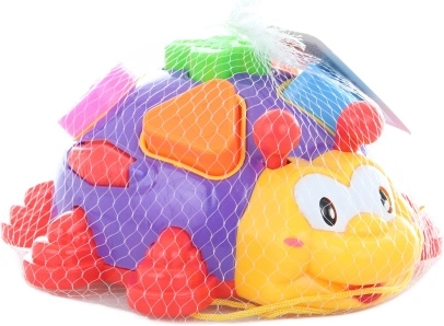 Houten vormenstoof Lieveheersbeestje voor kinderen vanaf 18 maanden